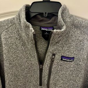 Men’s Patagonia Better Sweater 1/4 zip size medium. Like new